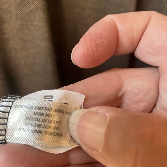 Cutter & Buck Long Sleeve Polo 3X Black & Beige 100% Cotton EUC 3XB 3TG - Picture 12 of 14